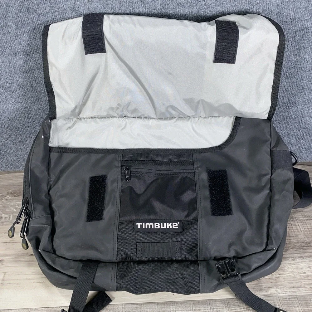 Timbuk2 Black Laptop Travel Duffel‎ Bag Weekender Messenger Crossbody Spacious